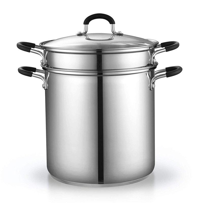 Cook N Home 12 qt. Stainless Steel MultiPot with Lid & Reviews Wayfair